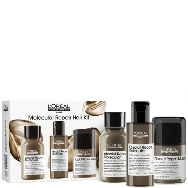 L'Oreal Absolut Repair Molecular Hair Repair Discovery Trio Set - 50+75+100ml