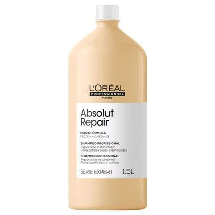 L'Oréal Professionnel Absolut Repair Gold Quinoa Shampoo - 1500ml