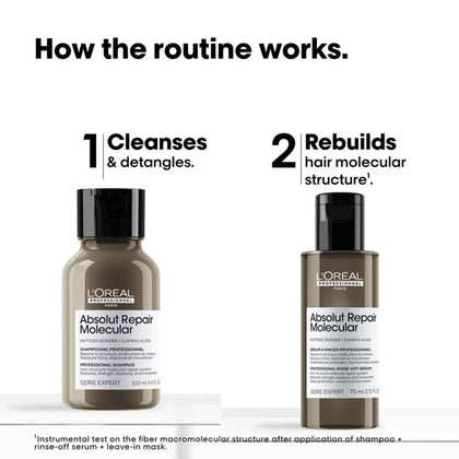 L'Oréal Professionnel Absolut Repair Molecular Hair Repair Discovery Duo Set - 75ml+100ml
