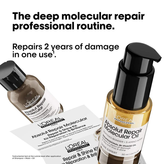 Absolut Repair Molecular Repair & Shine Hair Kit  - 100+30ml