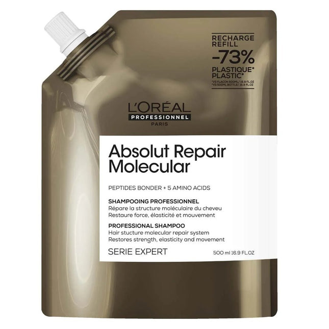 L'Oréal Professionnel Absolut Repair Molecular Shampoo Refill Set - 500+300ml