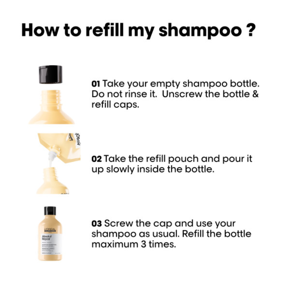 L'Oréal Professionnel Absolut Repair Shampoo Refill - 500ml