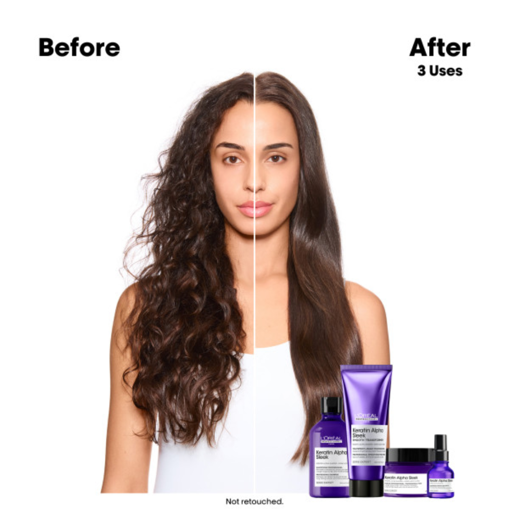 L'Oréal Professionnel Keratin Alpha Sleek Shampoo Refill - 500ml
