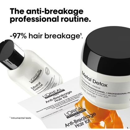 L'Oréal Professionnel Metal Detox Anti-Breakage Hair Kit - 100+75ml
