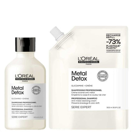 L'Oréal Professionnel Metal Detox Shampoo Refill Set- 500+300ml