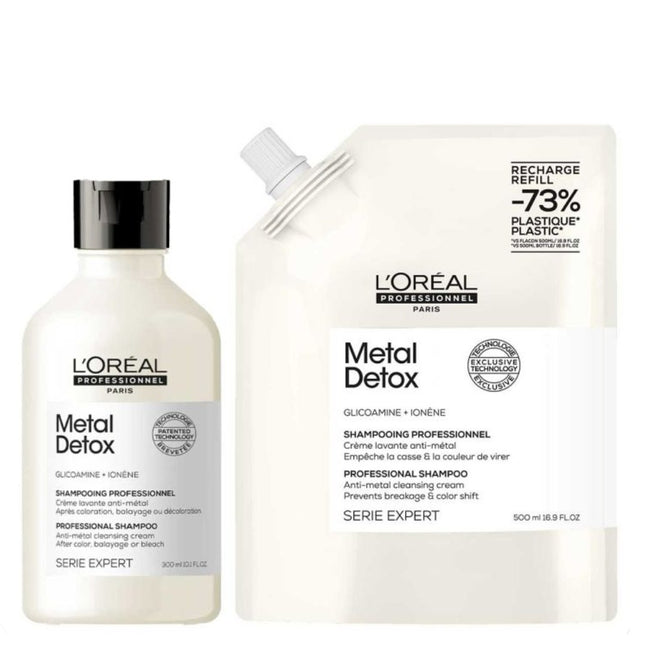 L'Oréal Professionnel Metal Detox Shampoo Refill Set- 500+300ml
