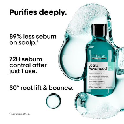 L'Oréal Professionnel Scalp Advanced Anti Oiliness Shampoo - 1500ml