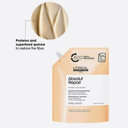 L'Oréal Professionnel SE Absolut Repair Shampoo Refill Set - 500+300ml