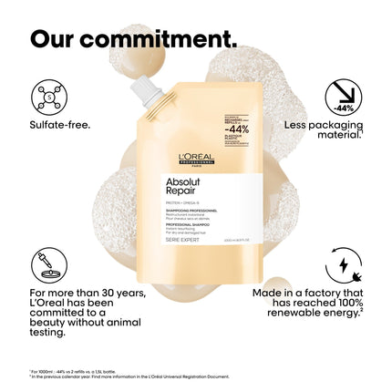 L'Oréal Professionnel SE Absolut Repair Shampoo Refill Set - 500+300ml