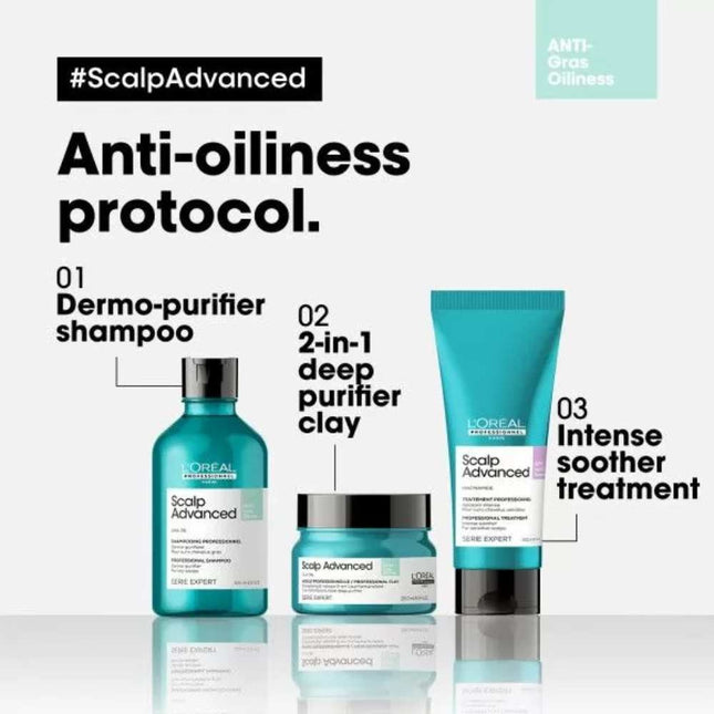 L'Oréal Professionnel SE Scalp Advanced Anti Oiliness Shampoo - 1000ml