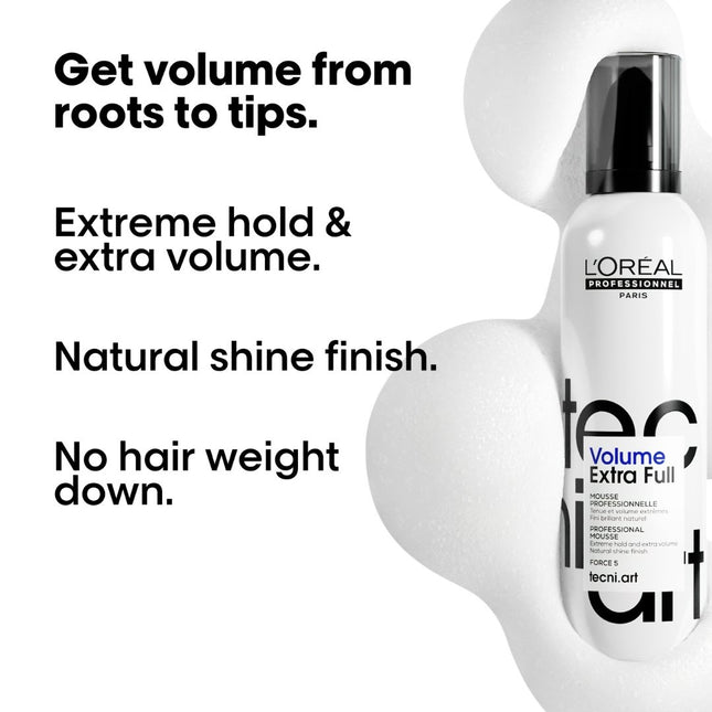 L'Oréal Professionnel TecniArt Full Volume Extra Strong Mousse - 250ml