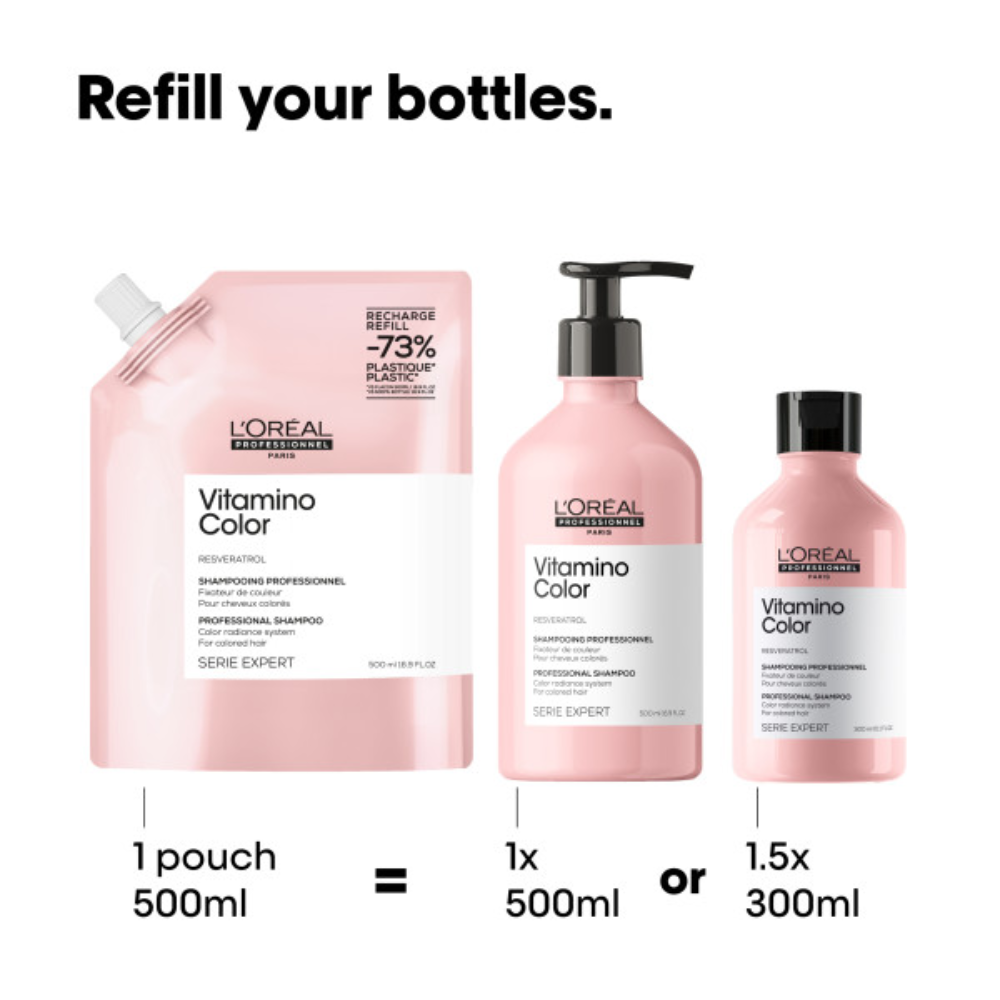 L'Oréal Professionnel Vitamino Color Shampoo Refill - 500ml