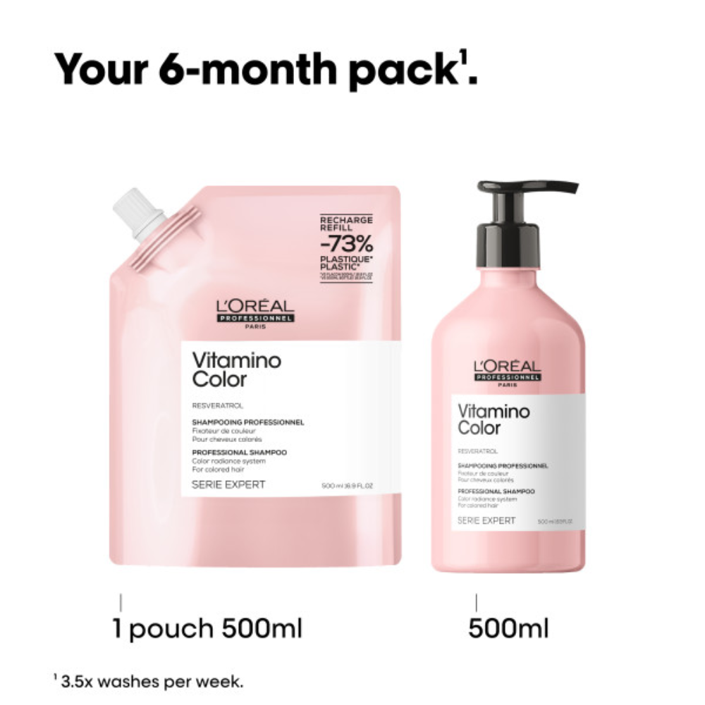 L'Oréal Professionnel Vitamino Color Shampoo Refill - 500ml