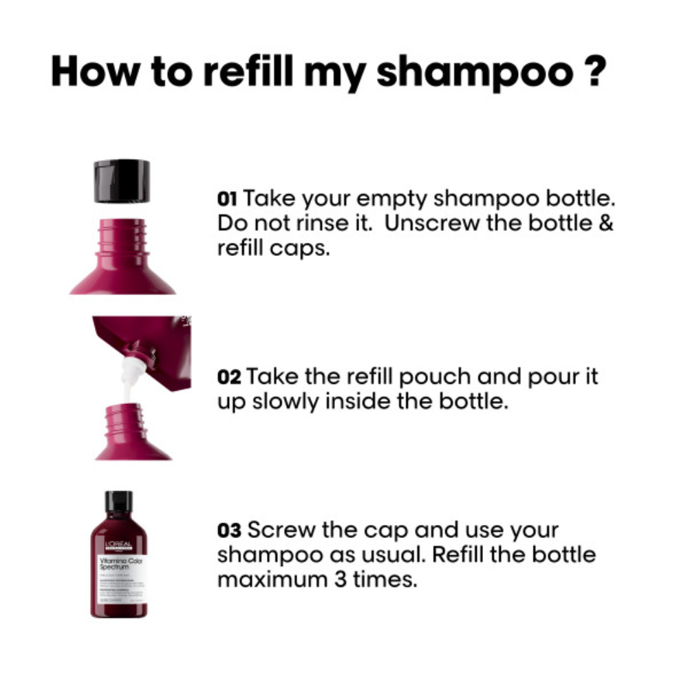 L'Oréal Professionnel Vitamino Color Spectrum Shampoo Refill - 500ml