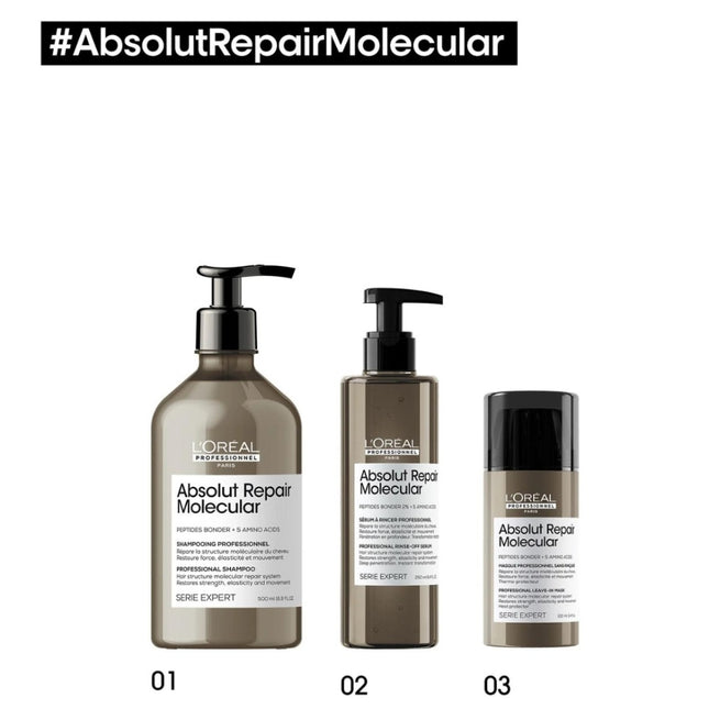 L'Oreal SE Absolut Repair Molecular Shampoo  - 1500ml