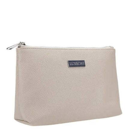 Lussoni Beauty Bag Vegan Leather - Beige