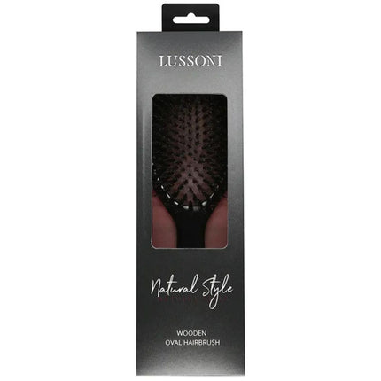 Lussoni Natural Style Wooden Oval Hairbrush