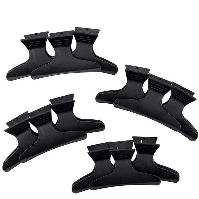 Lussoni Zwarte Vlinderklemmen - 12 stuks