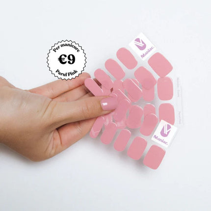 Maniac Parul Pink Polish Sticker - 28pcs