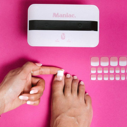 Maniac Timeless French Toes Polish Sticker - 26pcs