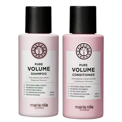 Maria Nila Pure Volume Duo Travelsize - 2x100ml