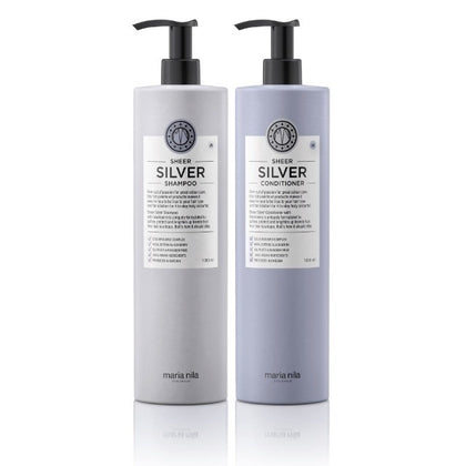 Maria Nila Sheer Silver Care Set XL - 2x1000ml