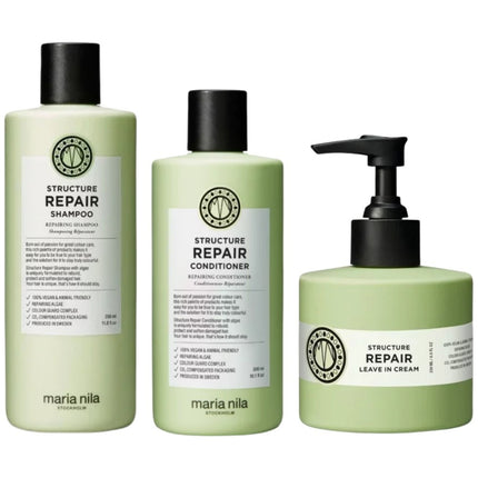 Maria Nila Structure Repair Leave-In Set - 350+300+200ml