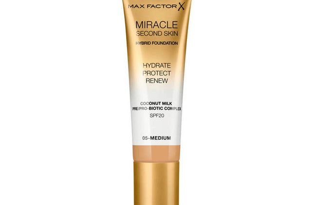 Max Factor Miracle Second Skin Hybrid Foundation - 30ml