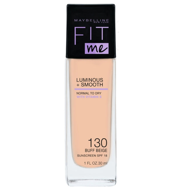 Maybelline Fit Me Luminous + Smooth SPF18 Foundation - 30ml