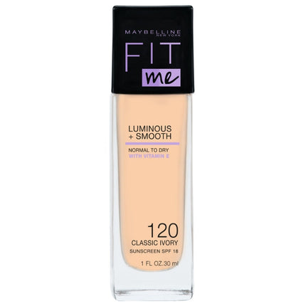 Maybelline Fit Me Luminous + Smooth SPF18 Foundation - 30ml