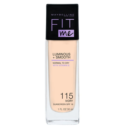 Maybelline Fit Me Luminous + Smooth SPF18 Foundation - 30ml