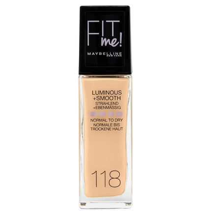 Maybelline Fit Me Luminous + Smooth SPF18 Foundation - 30ml