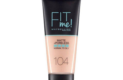 Maybelline Fit Me Matte + Poreless Foundation Tube - 30ml