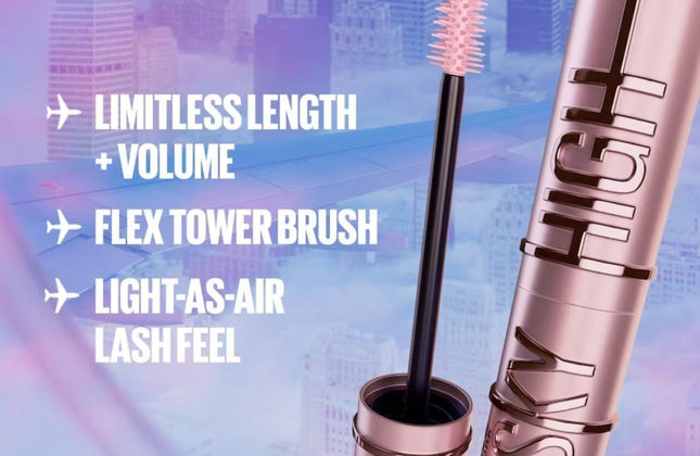 Maybelline Lash Sensational 01 Black Sky High Mascara - 7.2ml