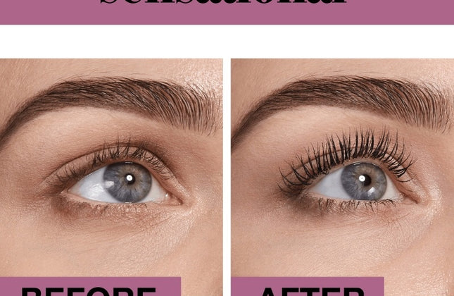 Maybelline Lash Sensational 01 Black Sky High Waterproof Mascara - 6ml
