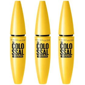 Maybelline Volume Express Colossal Mascara 100% Black - 3 Stuks