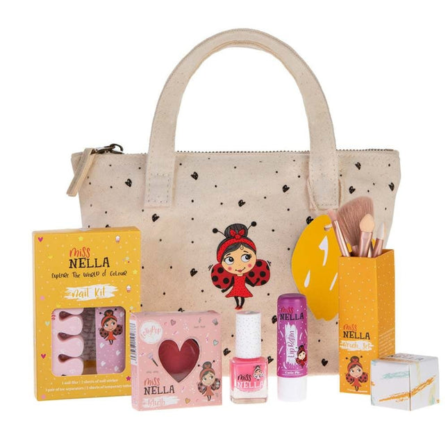 Miss Nella Girly Girl Essentials Canvas Make-up Tas