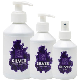 More Haircare The Big User Silver Complete Set - 500+250+200ml