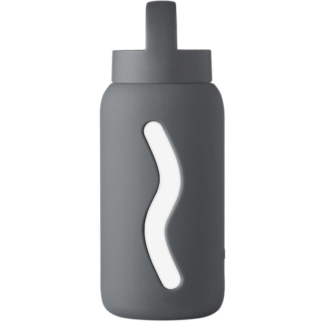 Muuki Mini Glass Bottle Smoke Grey - 500ml