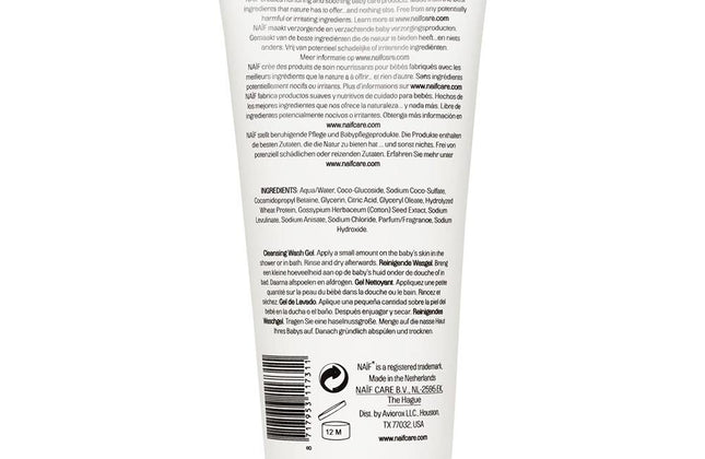 Naïf Baby & Kids Cleansing Wash Gel - 200ml