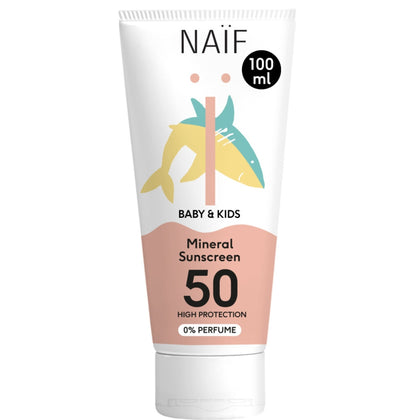 Naïf Baby & Kids Mineral Sunscreen 0% Perfume SPF50