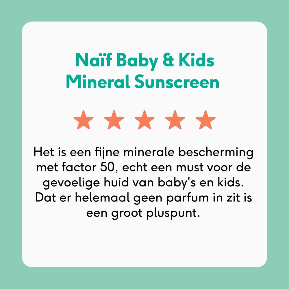 Naïf Baby & Kids Mineral Sunscreen 0% Perfume SPF50