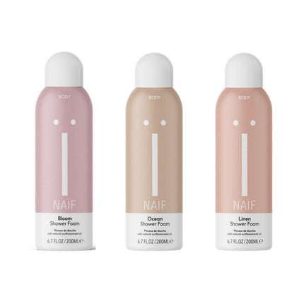 Naïf Triple Shower Pack - 3x 200ml