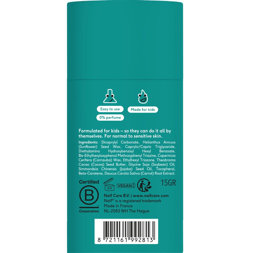Naïf Zonnebrand Stick Kids SPF50 - 15gr