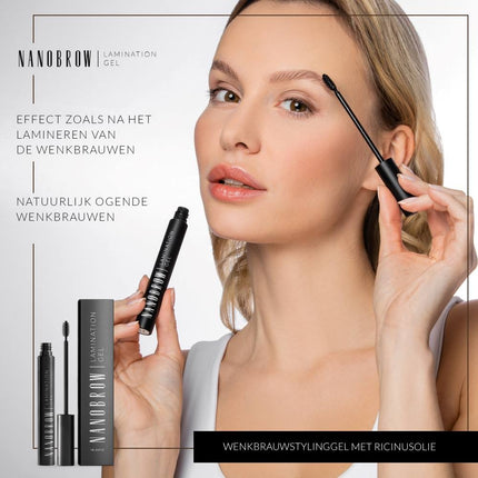 Nanobrow Black Lamination Gel - 7ml