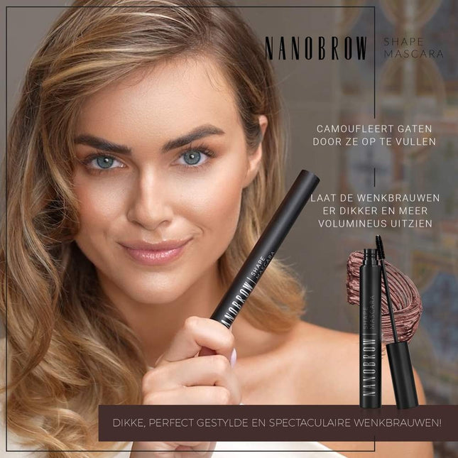 Nanobrow Brown Shape Mascara - 7ml