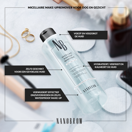 Nanobrow Micellar Makeup Remover - 200ml