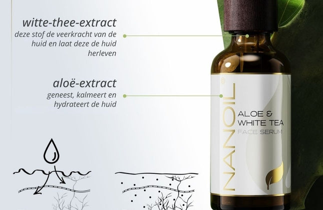 Nanoil Aloe & White Tea Face Serum - 50ml
