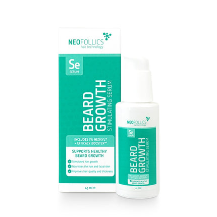 Neofollics Baardgroei Pakket - Tablets + Serum + Roller