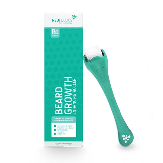 Neofollics Beard Growth Stimulating Serum 45ml + Dermaroller 0.5mm